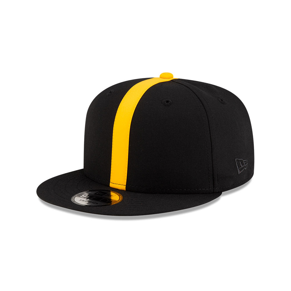 Pittsburgh Steelers New Era HELMET 9Fifty Snapback Hat - Black/Yellow