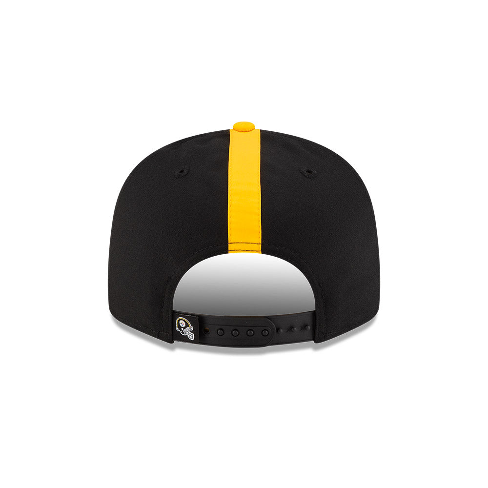 Pittsburgh Steelers New Era HELMET 9Fifty Snapback Hat - Black/Yellow