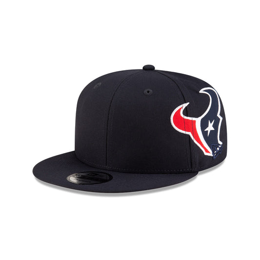 Houston Texans New Era HELMET 9Fifty Snapback Hat - Navy/Red