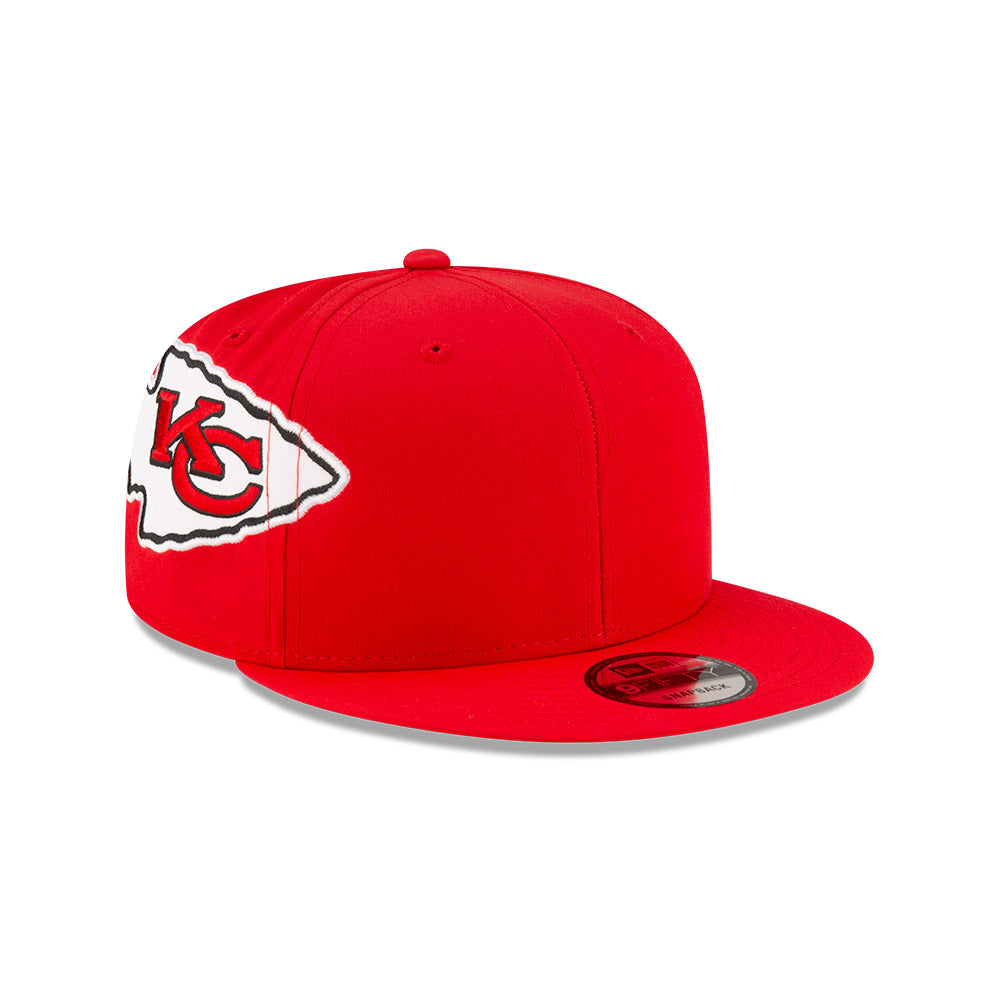 Kansas City Chiefs New Era HELMET 9Fifty Snapback Hat - Red/Yellow