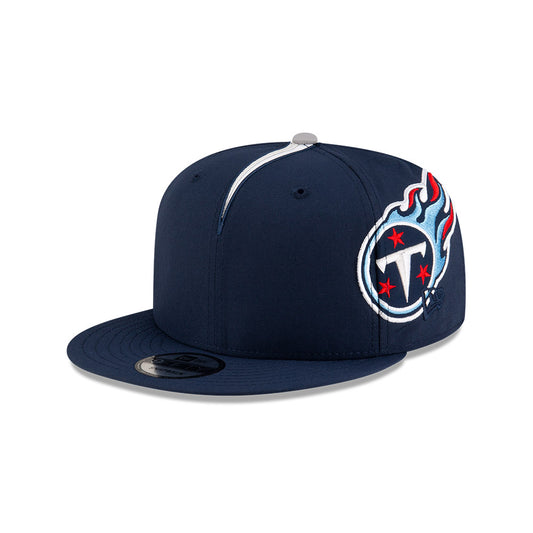 Tennessee Titans New Era HELMET 9Fifty Snapback Hat -Navy/Sky