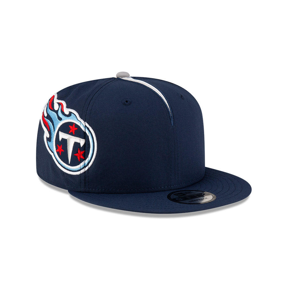 Tennessee Titans New Era HELMET 9Fifty Snapback Hat -Navy/Sky