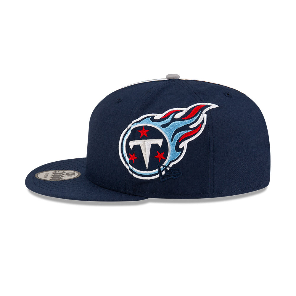 Tennessee Titans New Era HELMET 9Fifty Snapback Hat -Navy/Sky