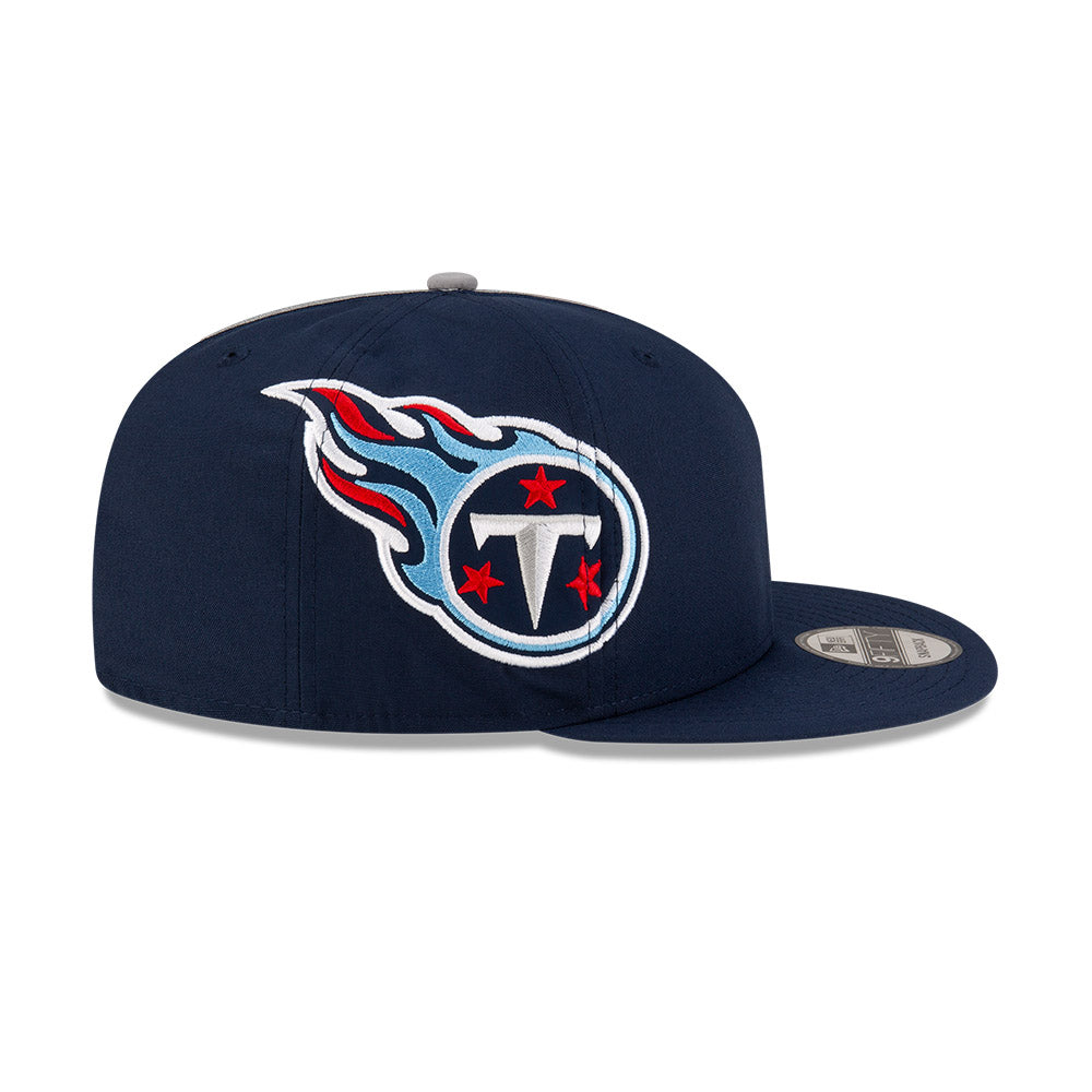 Tennessee Titans New Era HELMET 9Fifty Snapback Hat -Navy/Sky