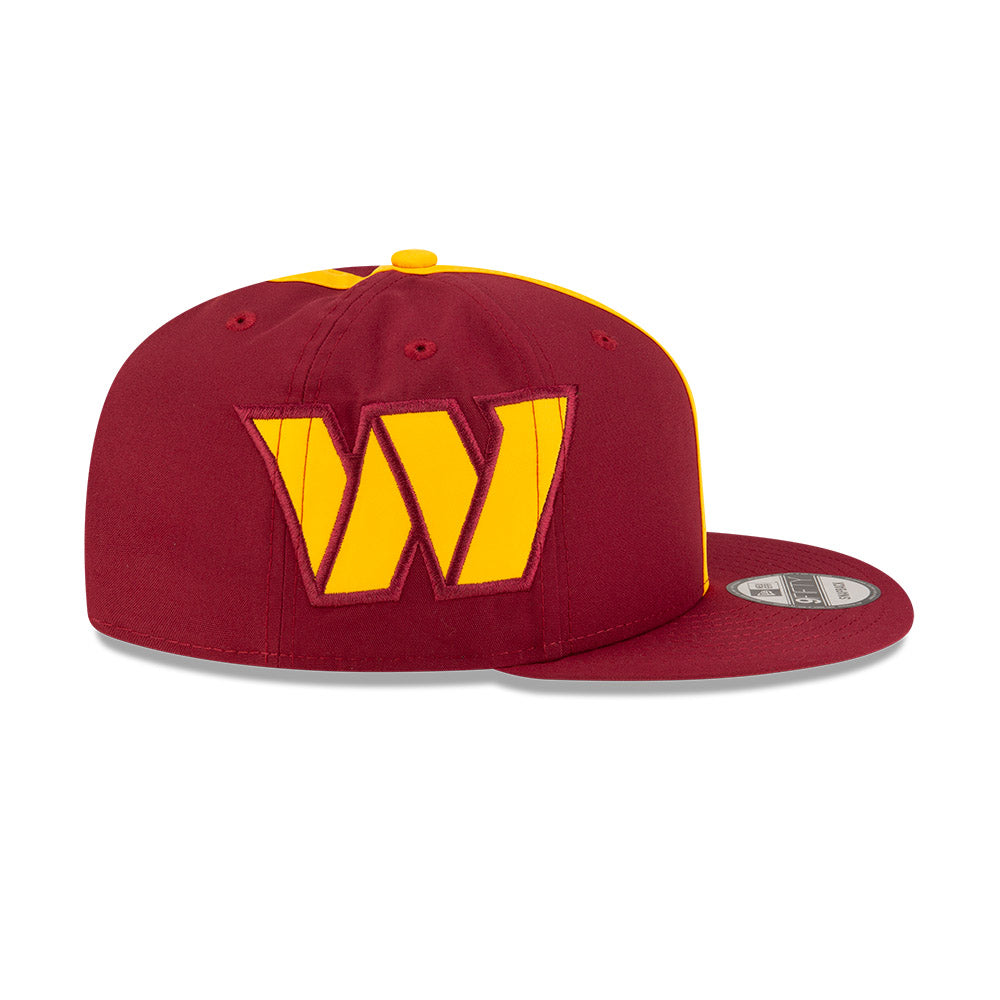 Washington Commanders New Era HELMET 9Fifty Snapback Hat - Burgundy/Yellow