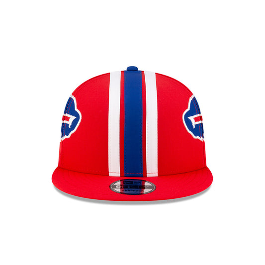 Buffalo Bills New Era HELMET 9Fifty Snapback Hat - Red/Royal