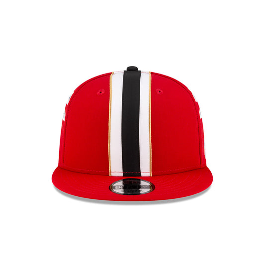 Atlanta Falcons New Era THROWBACK HELMET 9Fifty Snapback Hat - Red/Black