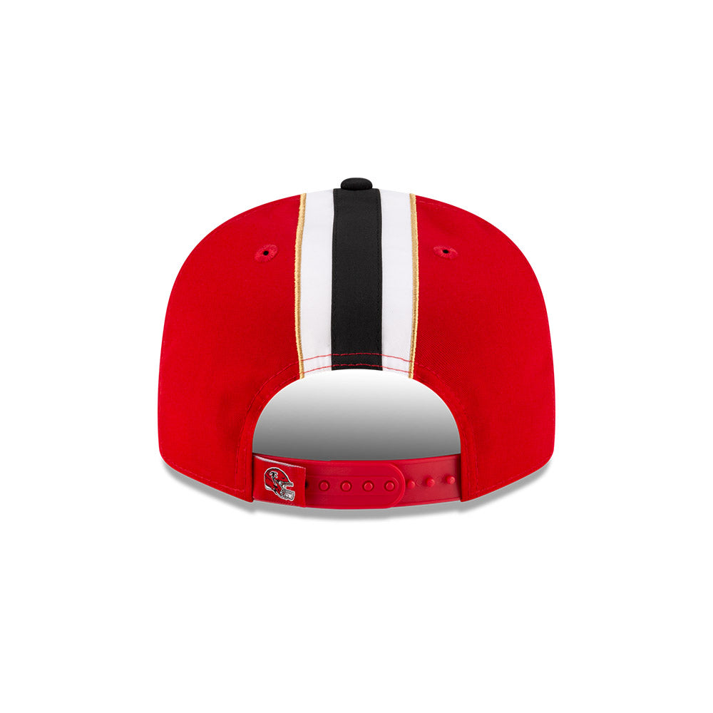 Atlanta Falcons New Era THROWBACK HELMET 9Fifty Snapback Hat - Red/Black