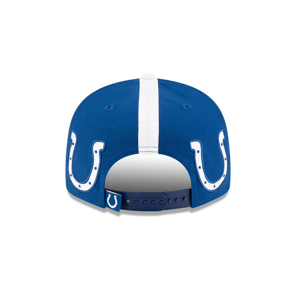 Indianapolis Colts New Era THROWBACK HELMET 9Fifty Snapback Hat - Royal/White