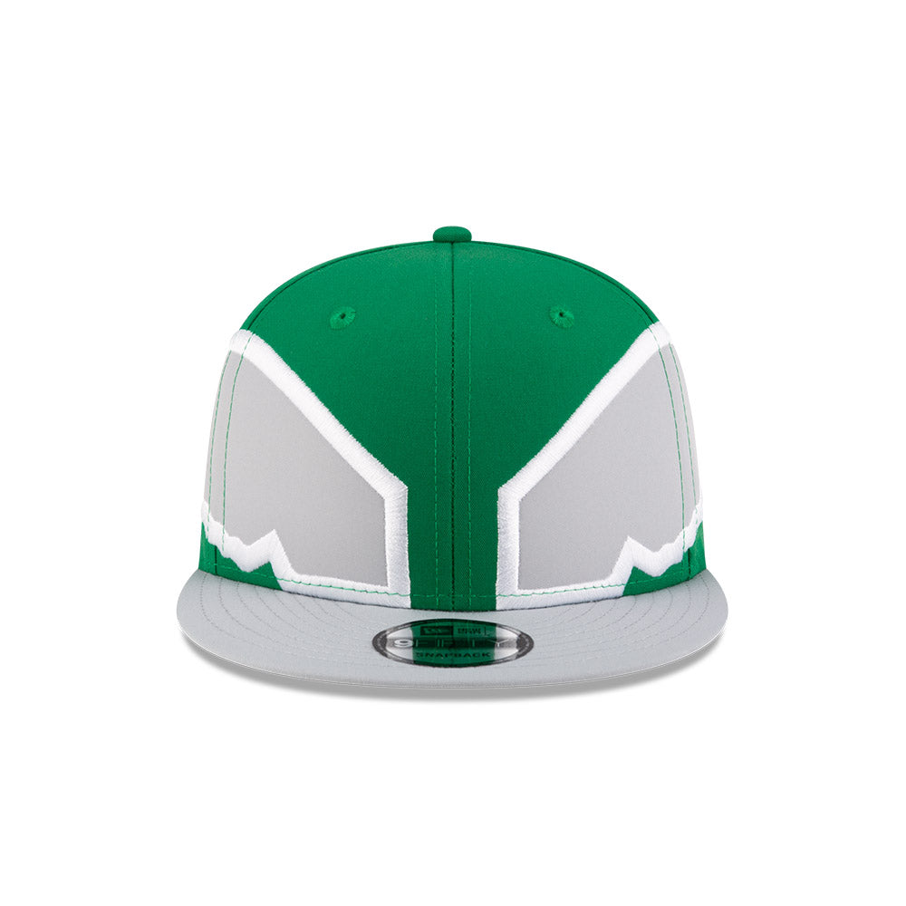 Philadelphia Eagles New Era THROWBACK HELMET 9Fifty Snapback Hat - Green/Gray