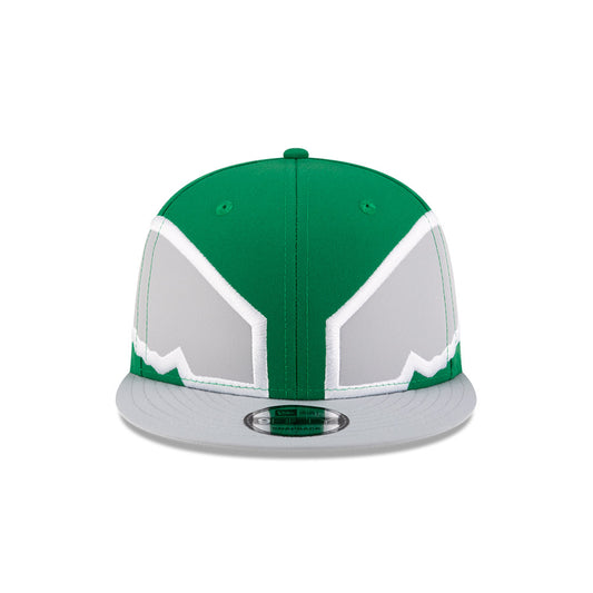 Philadelphia Eagles New Era THROWBACK HELMET 9Fifty Snapback Hat - Green/Gray