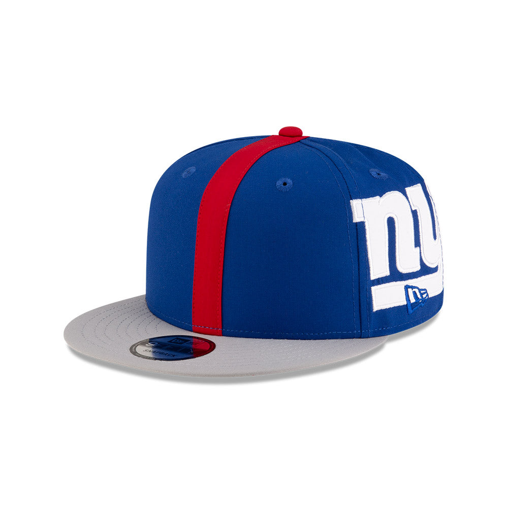 New York Giants New Era HELMET 9Fifty Snapback Hat -Blue/Gray