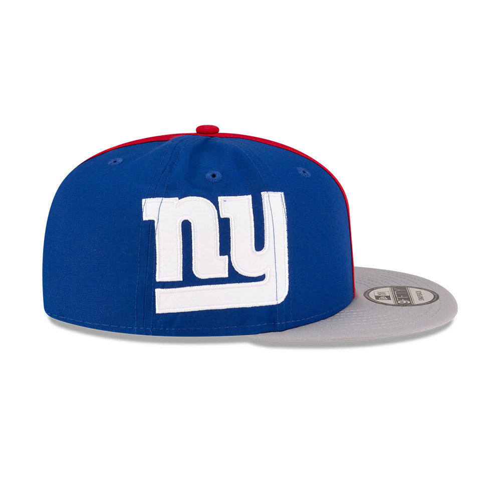 New York Giants New Era HELMET 9Fifty Snapback Hat -Blue/Gray