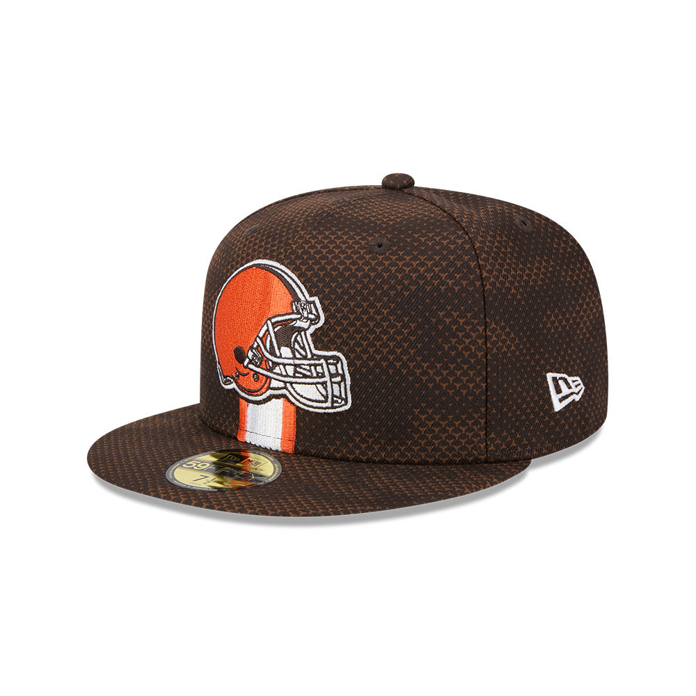 Cleveland Browns New Era 2024 Sideline 59FIFTY Fitted Hat -Brown