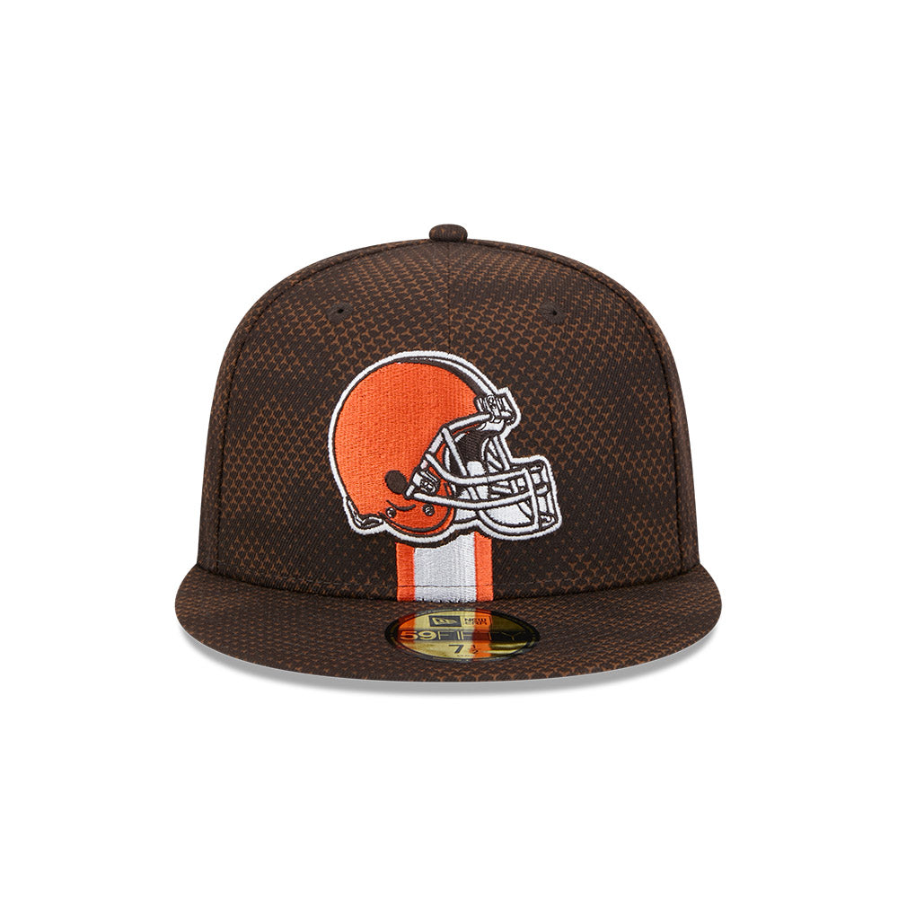 Cleveland Browns New Era 2024 Sideline 59FIFTY Fitted Hat -Brown