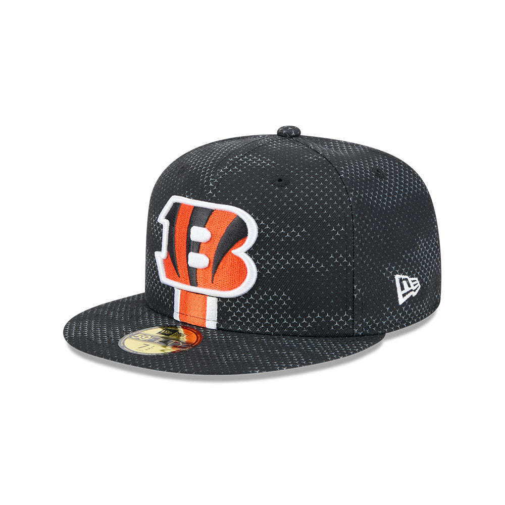 Cincinnati Bengals New Era 2024 Sideline 59FIFTY Fitted Hat - Black