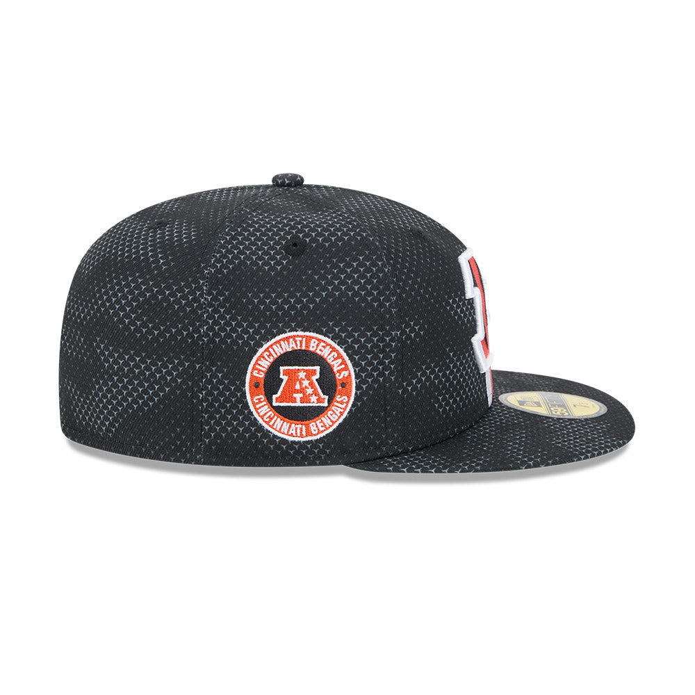 Cincinnati Bengals New Era 2024 Sideline 59FIFTY Fitted Hat - Black