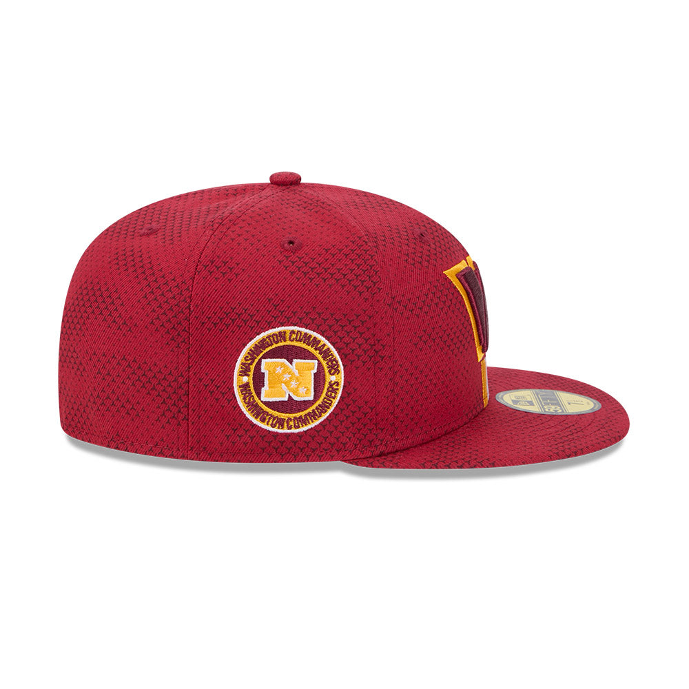 Washington Commanders New Era 2024 Sideline 59FIFTY Fitted Hat - Burgundy