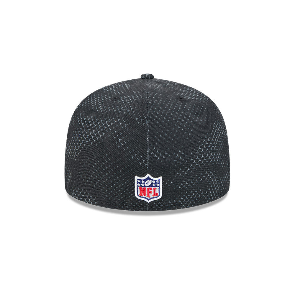 Las Vegas Raiders New Era 2024 Sideline 59FIFTY Fitted Hat - Black