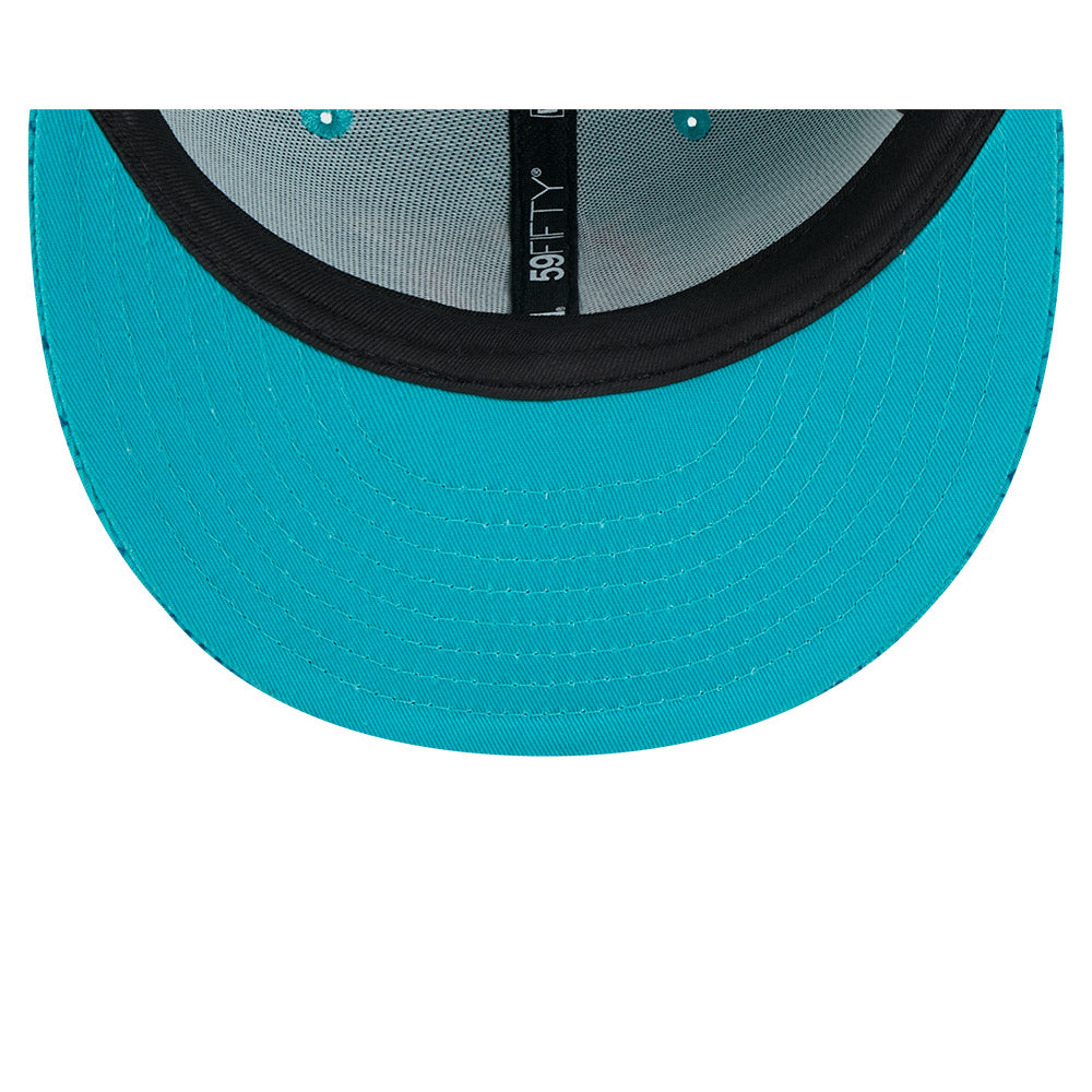 Miami Dolphins New Era 2024 Sideline 59FIFTY Fitted Hat - Aqua