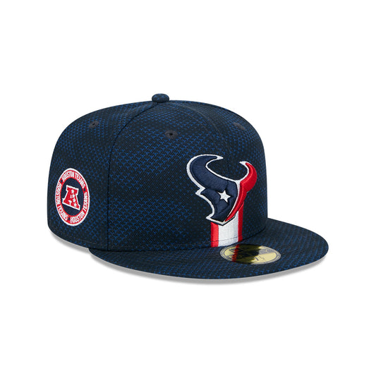 Houston Texans New Era 2024 Sideline 59FIFTY Fitted Hat - Navy