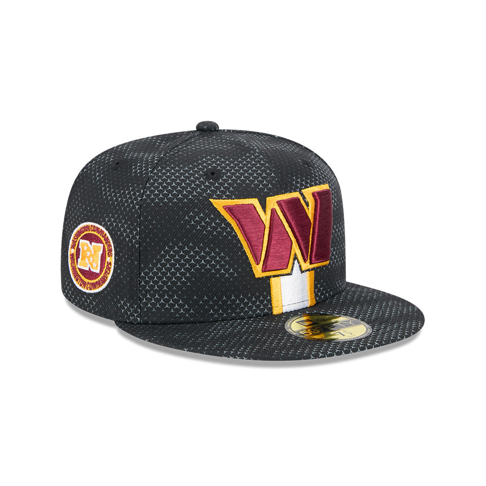 Washington Commanders New Era 2024 Sideline 59FIFTY Fitted Hat - Black