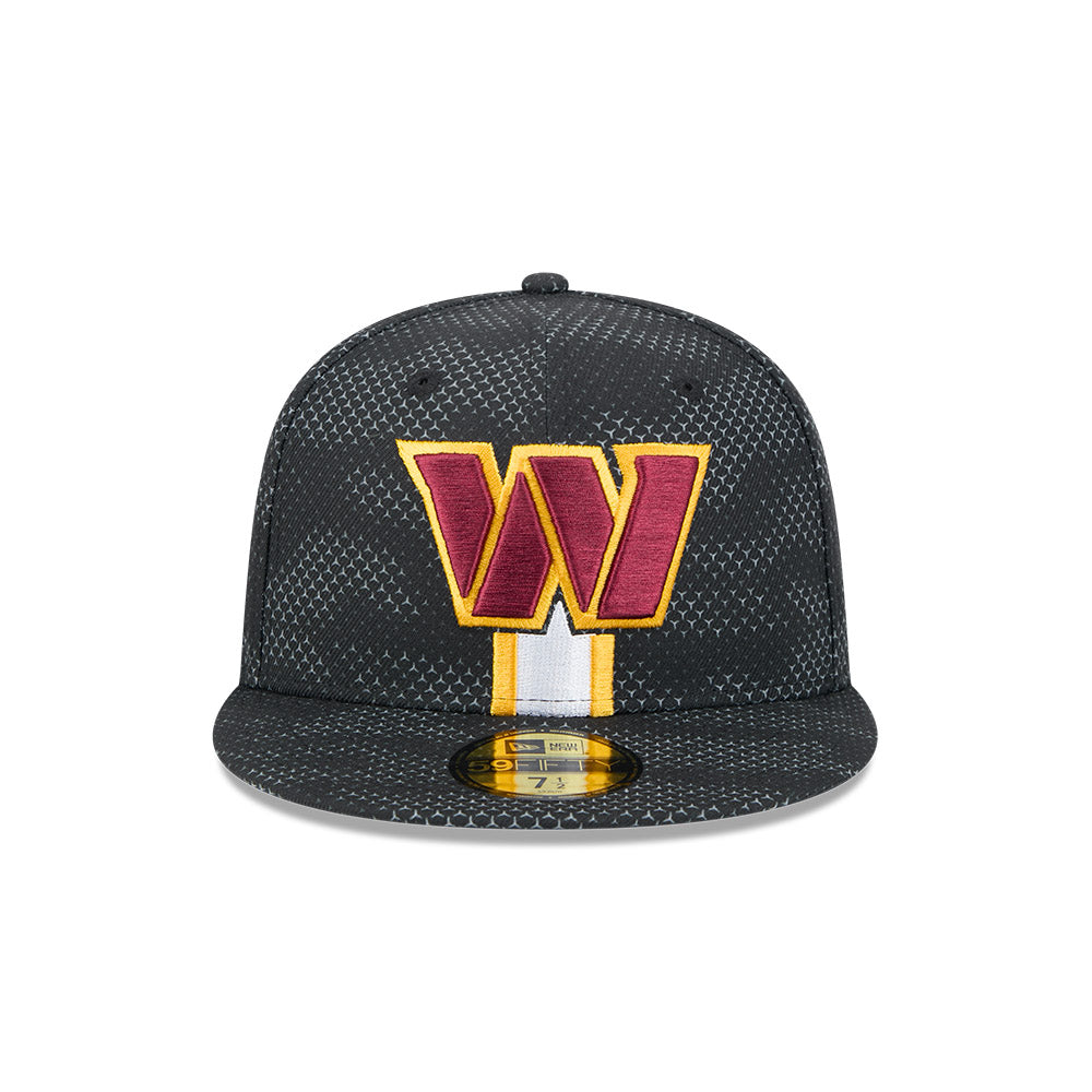 Washington Commanders New Era 2024 Sideline 59FIFTY Fitted Hat - Black