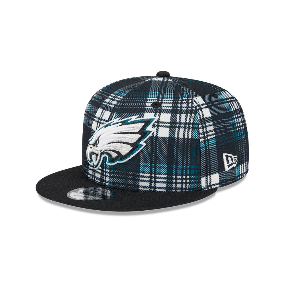 Philadelphia Eagles New Era 2024 Sideline Statement 9FIFTY Snapback Hat - Black