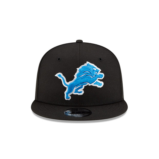 Detroit Lions New Era TEAM CLASSIC 9Fifty Snapback Hat - Black/Blue