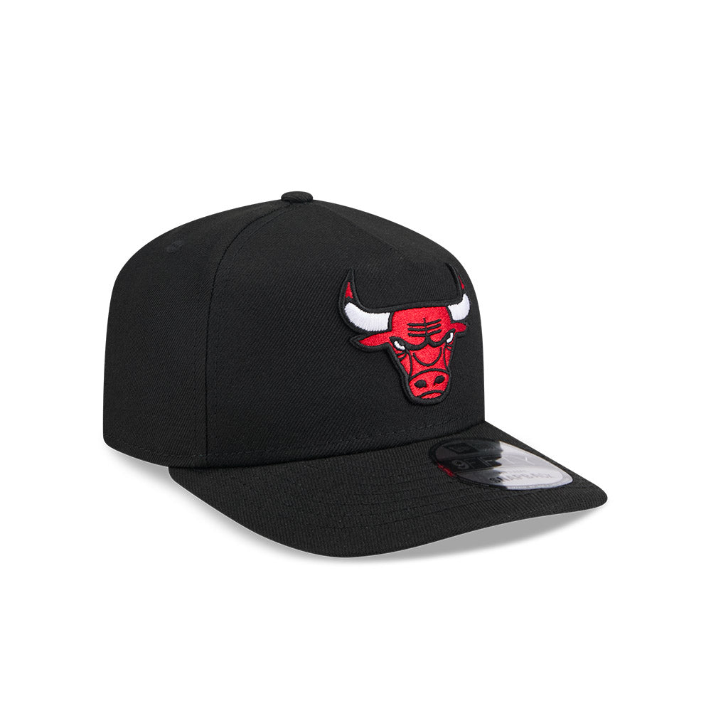 Chicago Bulls New Era A-FRAME 9Fifty Snapback NBA Hat - Black