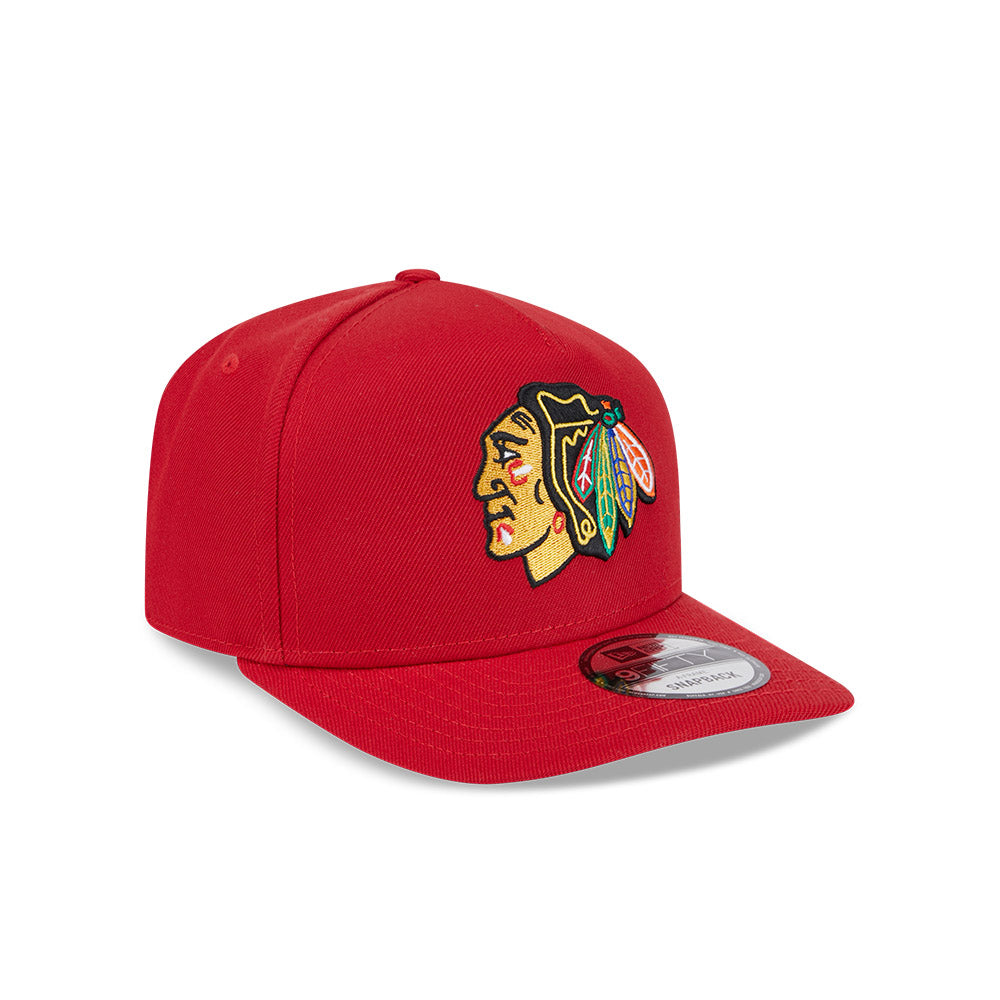 Chicago Blackhawks New Era 9Fifty A-FRAME Snapback Hat -Red