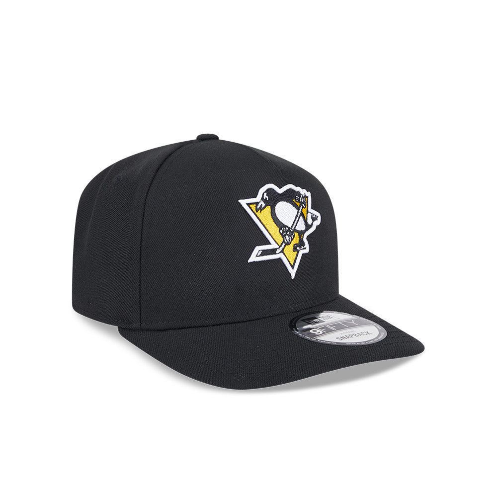 Pittsburgh Penguins New Era 9Fifty A-FRAME Snapback Hat - Black