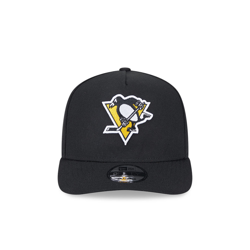 Pittsburgh Penguins New Era 9Fifty A-FRAME Snapback Hat - Black