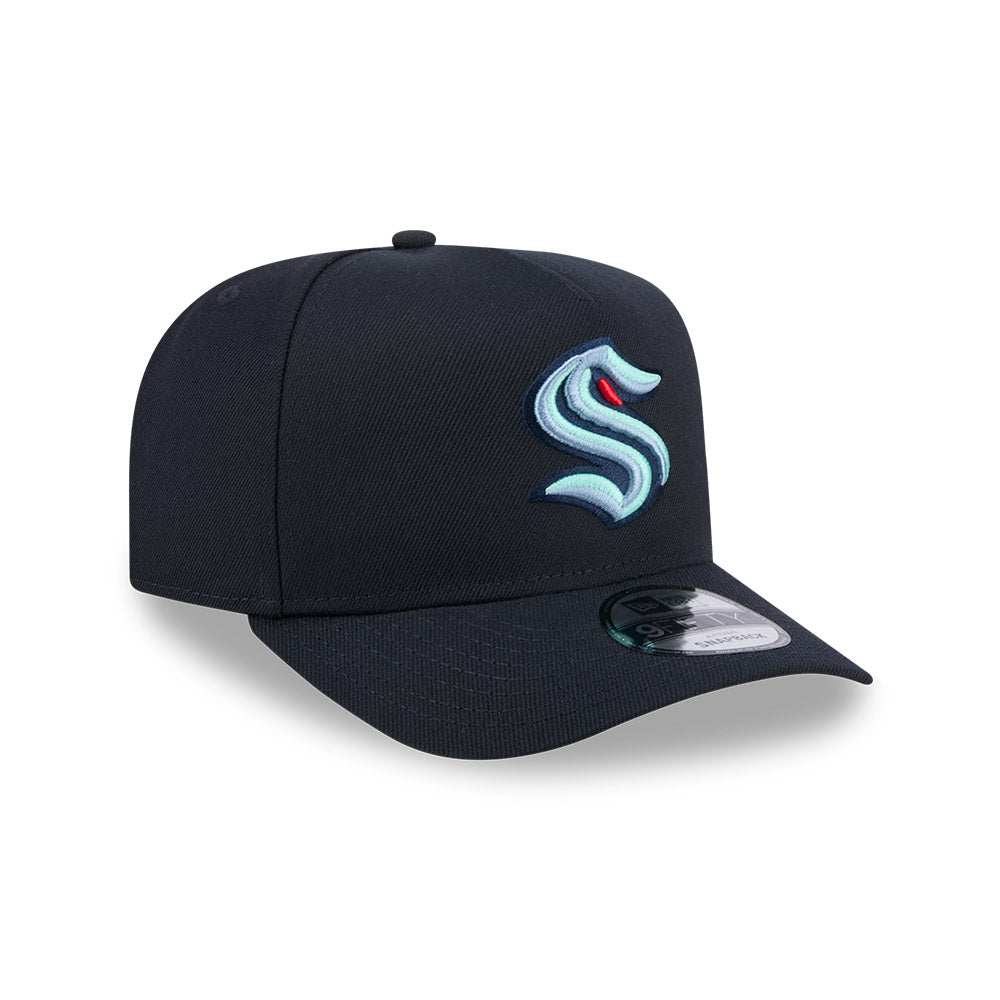 Seattle Kraken New Era 9Fifty A-FRAME Snapback Hat - Deep Navy