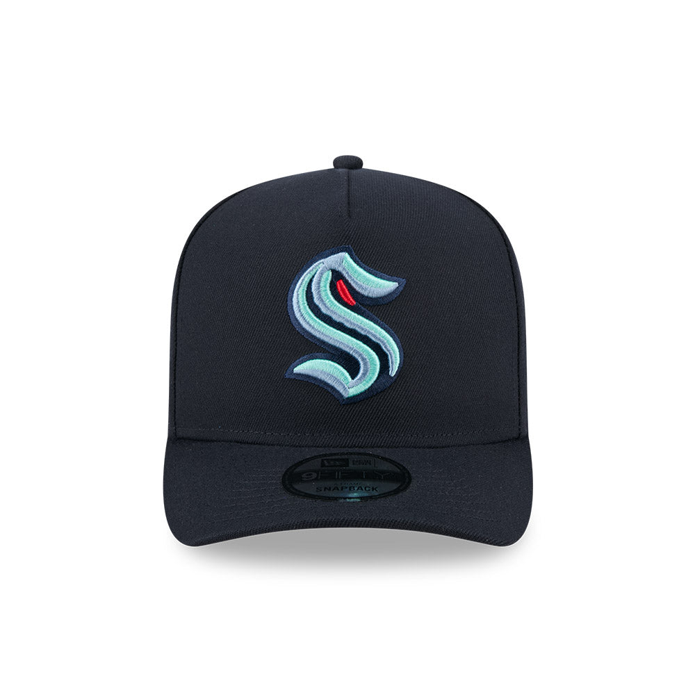 Seattle Kraken New Era 9Fifty A-FRAME Snapback Hat - Deep Navy