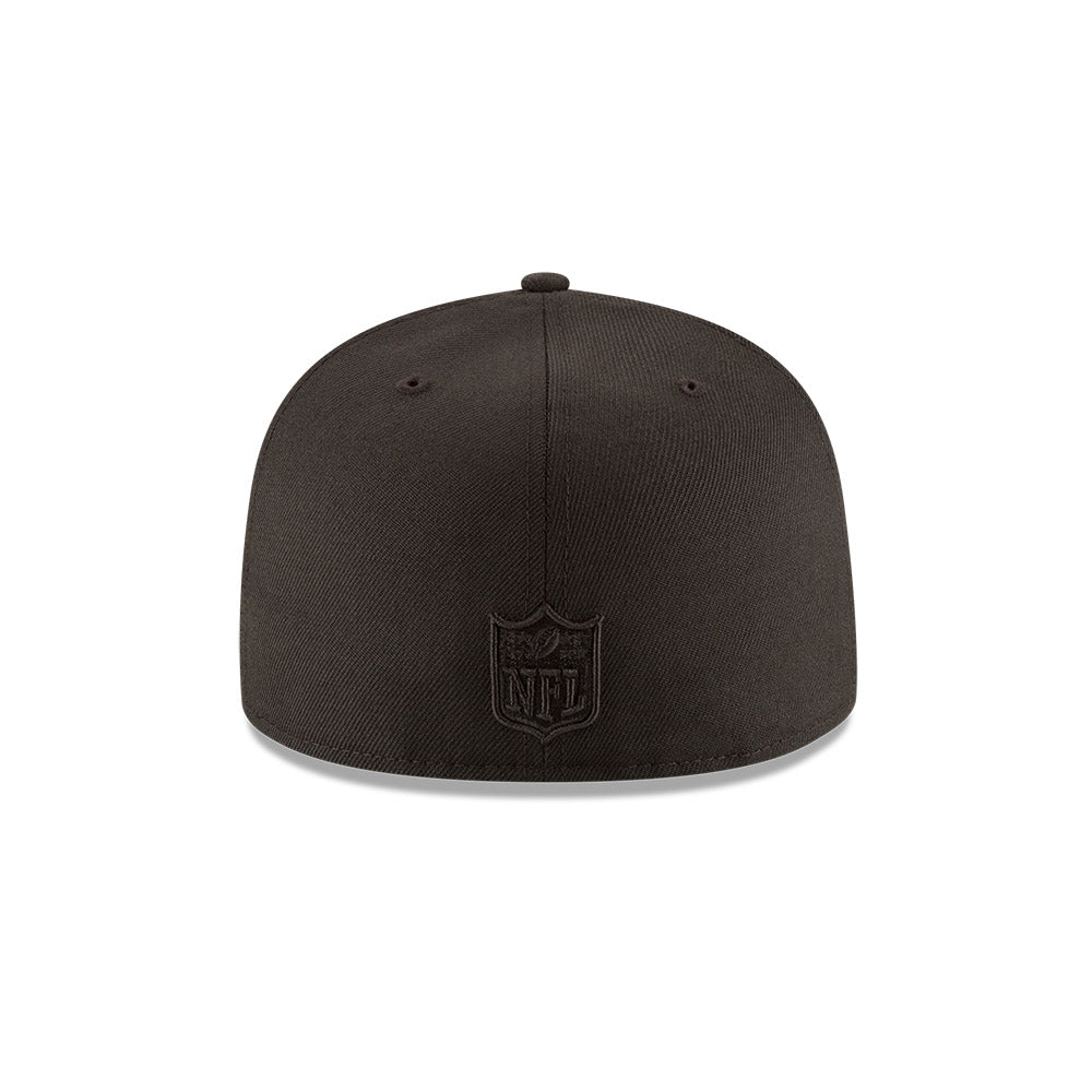 Baltimore Ravens BLACKOUT New Era 59Fifty Fitted Hat - Black/Black