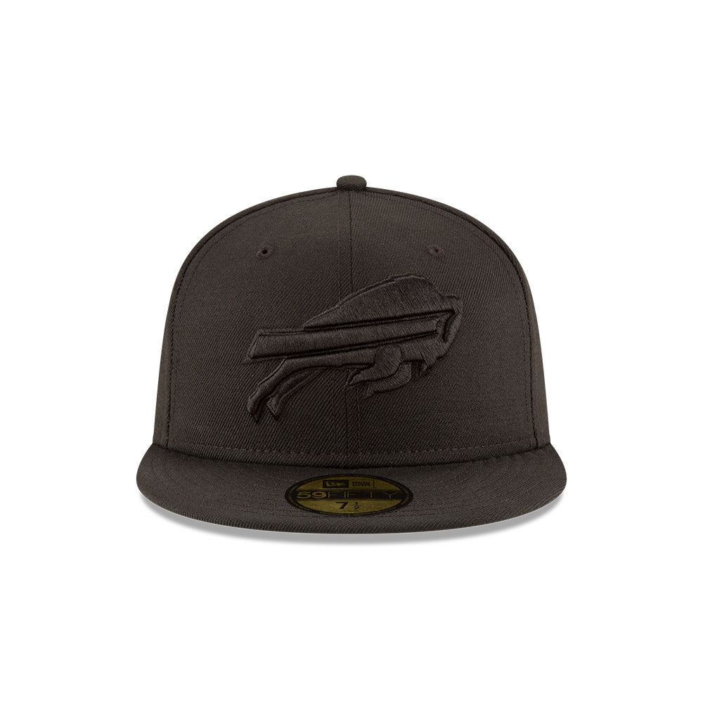 Buffalo Bills BLACKOUT New Era 59Fifty Fitted Hat - Black/Black