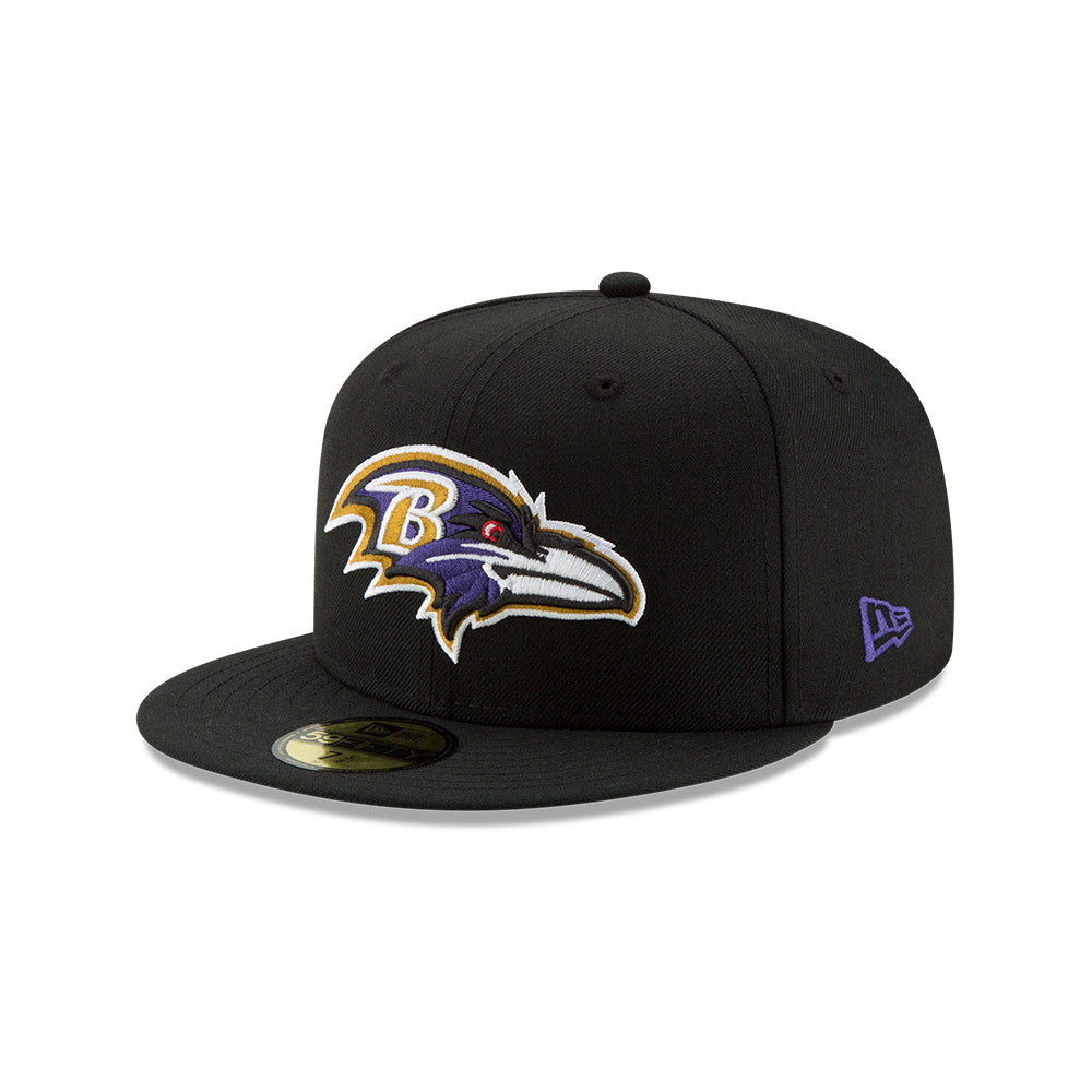 Baltimore Ravens TEAM CLASSIC New Era 59Fifty Fitted Hat - Black/Purple