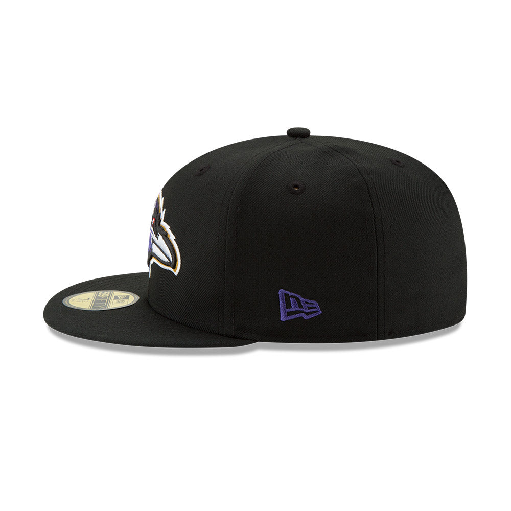 Baltimore Ravens TEAM CLASSIC New Era 59Fifty Fitted Hat - Black/Purple