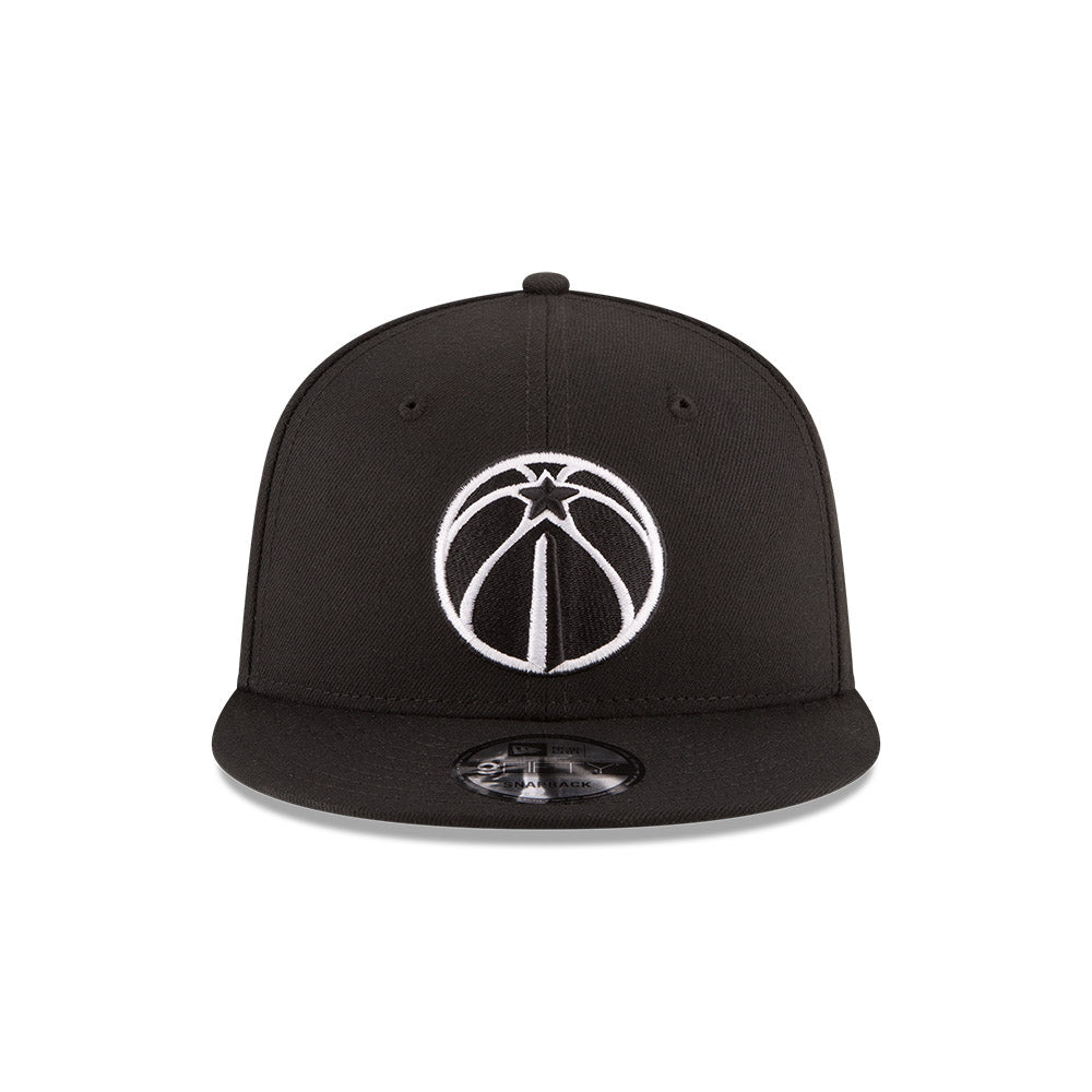 Washington Wizard New Era BLACK-WHITE SERIES 9Fifty Snapback Hat - Black/White