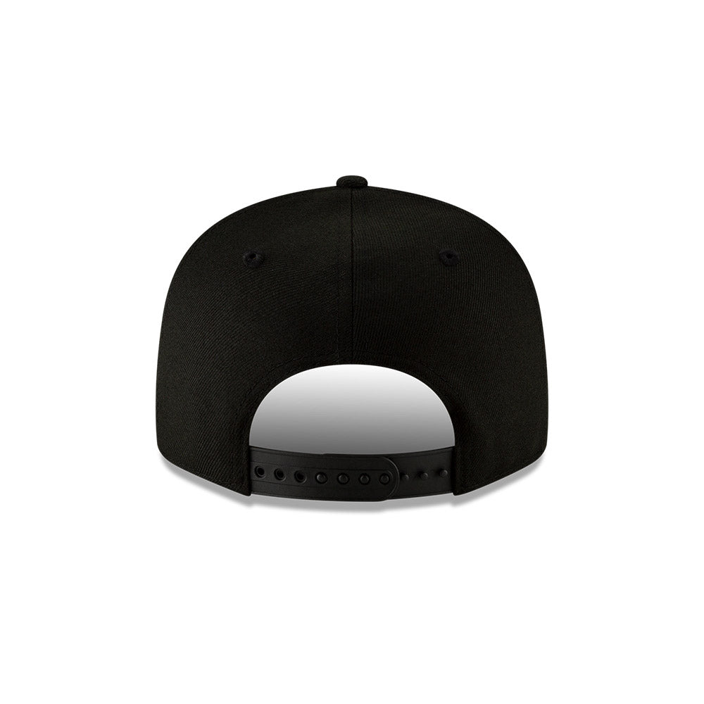 Detroit Lions New Era BLACKOUT 9Fifty Snapback Hat - Black/Black