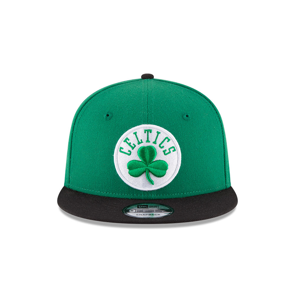 Boston Celtics New Era Classic Clover 2-Tone 9Fifty Snapback Hat - Black/Green