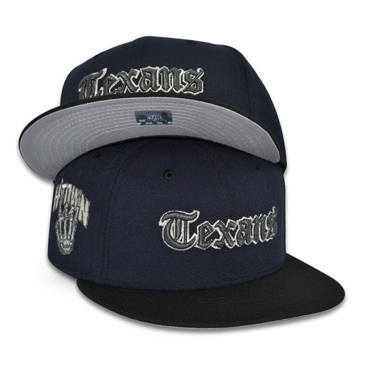 Houston Texans "H-TOWN BLITZ" Exclusive New Era 59Fifty Fitted Hat - Navy/Black