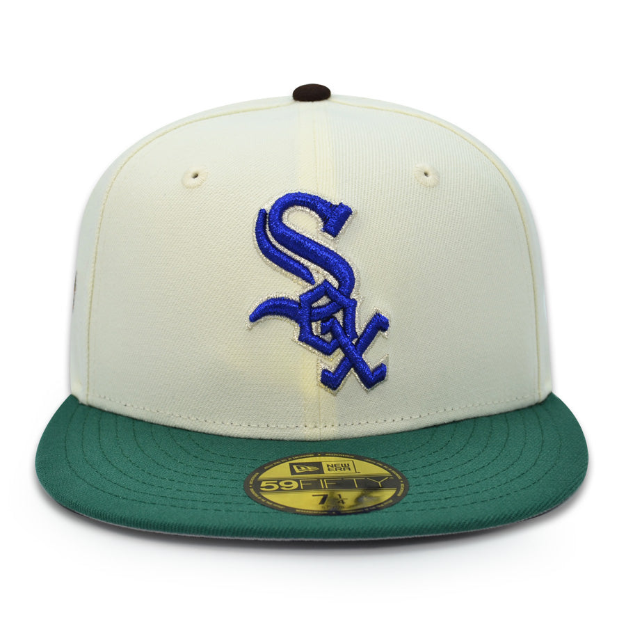 Chicago White Sox "LGFG" 2005 World Series Exclusive New Era 59Fifty Fitted Hat - Chrome/Green