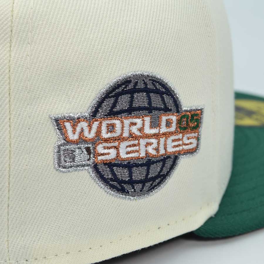 Chicago White Sox "LGFG" 2005 World Series Exclusive New Era 59Fifty Fitted Hat - Chrome/Green