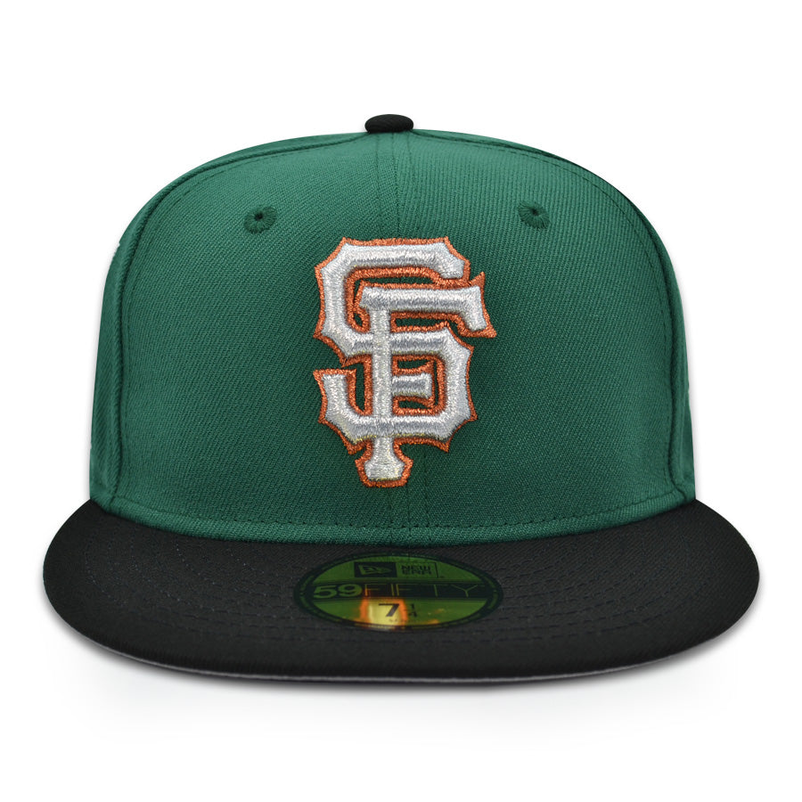 San Francisco Giants "VINTAGE HARBOR" Exclusive New Era 59Fifty Fitted Hat - Emerald/Black