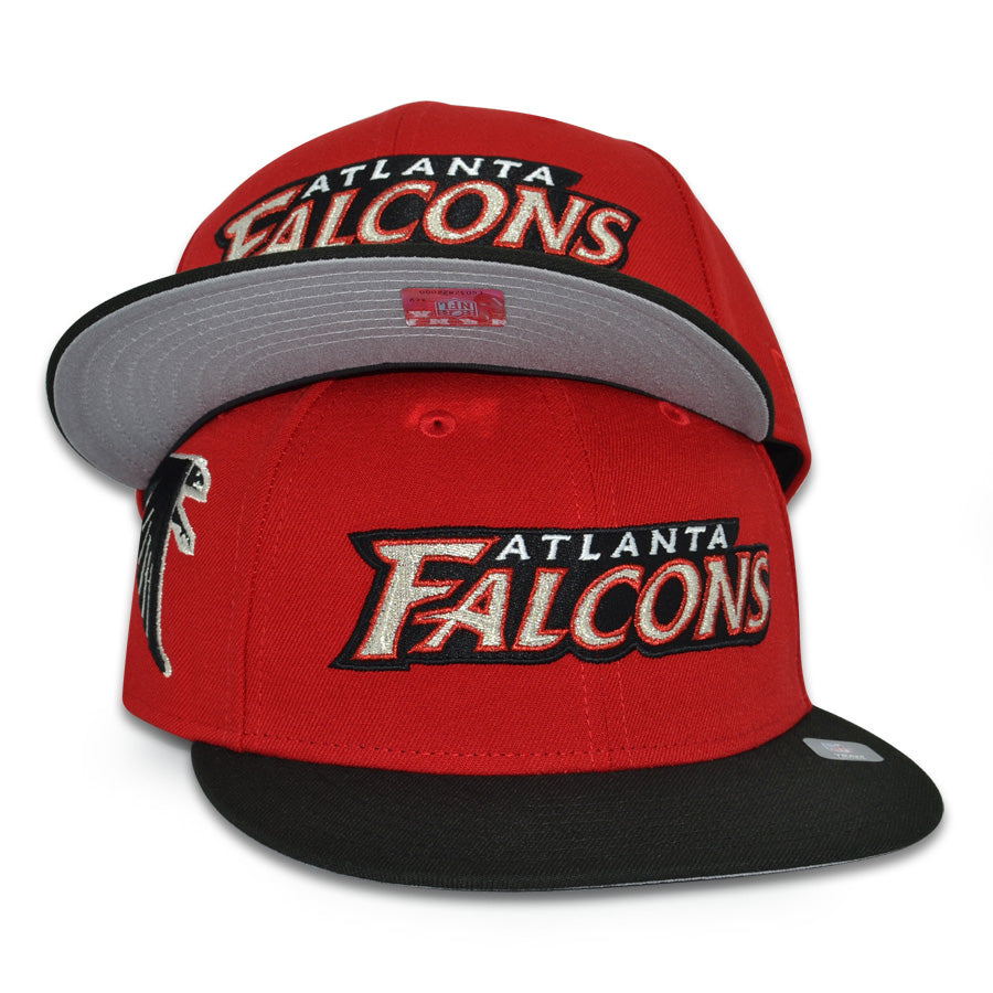 Atlanta Falcons "RETRO" Throwback Exclusive New Era 59Fifty Fitted Hat - Scarlet/Black