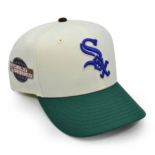 Chicago White Sox "LGFG" 2005 World Series Exclusive New Era 59Fifty Fitted Hat - Chrome/Green