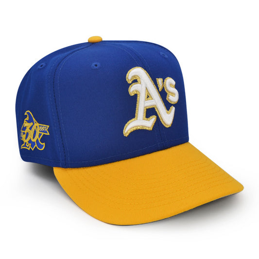 Oakland Athletics 30th ANNIVERSARY Exclusive New Era 59Fifty Fitted Hat - Lt.Royal/AGold