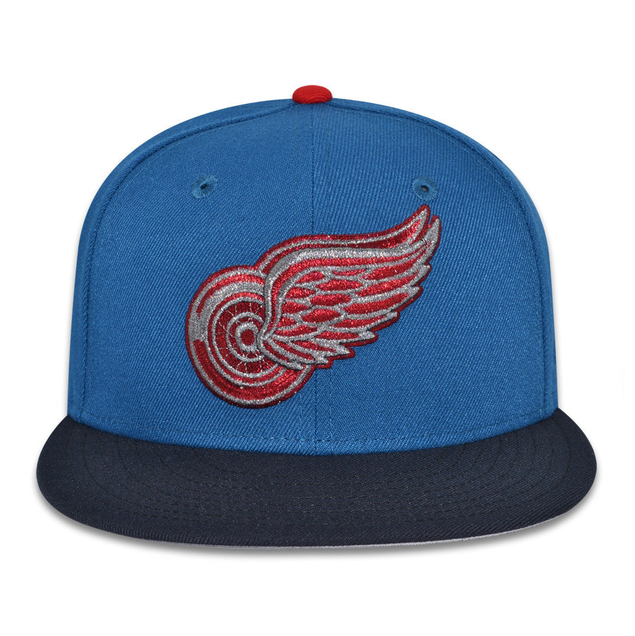 Detroit Red Wings "RUSHMORE REDWINGS" Exclusive New Era 59Fifty Fitted Hat - Blue/Navy